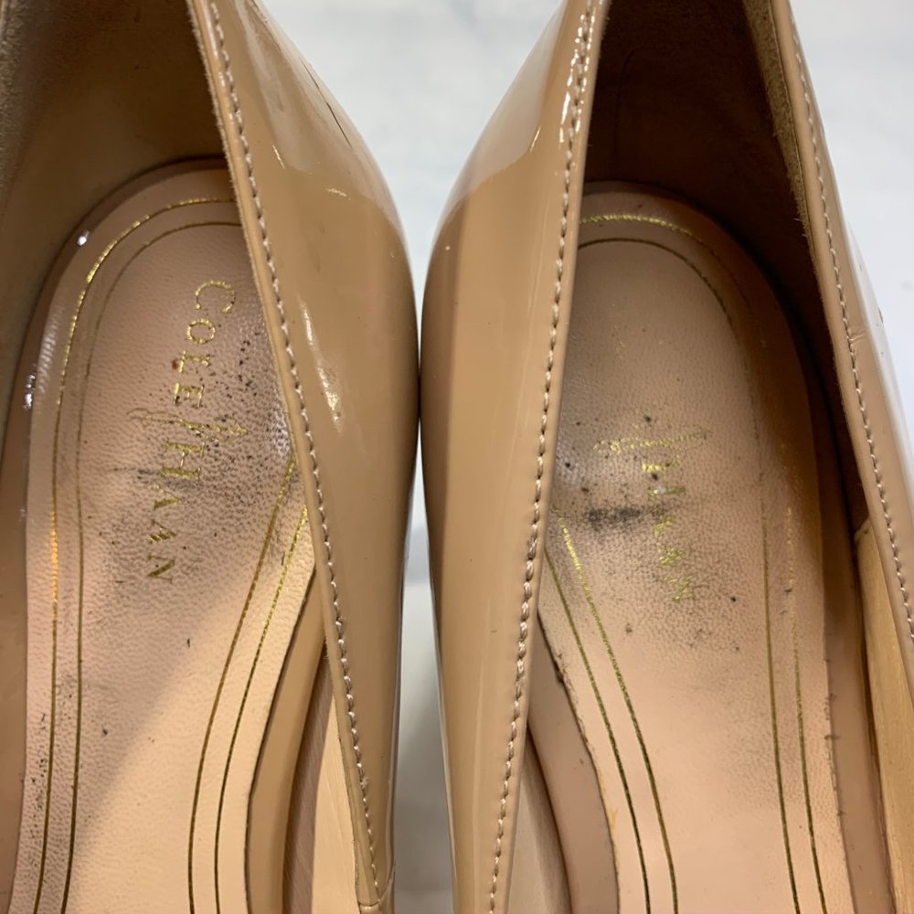 Cole Haan Nike Air Tan Nude High Heels Pumps - Picture 3 of 8